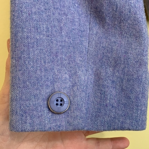 Pendleton | Vintage 100% Wool Tweed Lavender Pure Virgin Wool Blazer Jacket S/M - Picture 14 of 17
